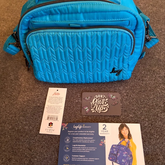 LUG mini ranger- Sky Blue cross body or waist “fanny” bag - Picture 1 of 15